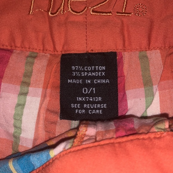 Rue 21 plaid Bermuda shorts Sz 0-1 - Picture 4 of 9